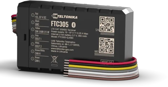 Teltonika FTC305 — کمپیکٹ وائرڈ LTE ٹریکر